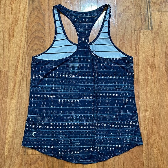 Zyia Active Women’s Tank Top Size Medium Blue White Green - Picture 9 of 11